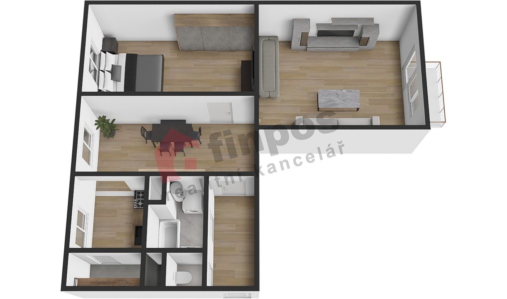 Prodej bytu 3+kk 61 m², Lovčice – náhled fotky 8
