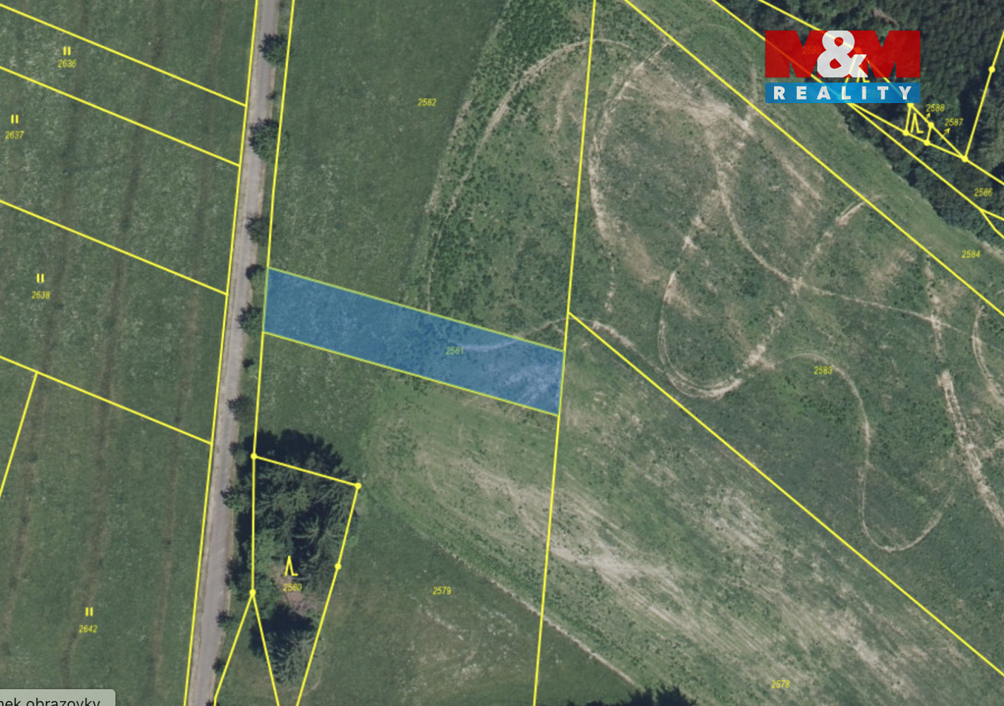 Prodej pole, 969 m², Radčice – další