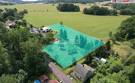Prodej stavebního pozemku 4 227 m², Libouchec - Čermná, okres Ústí nad Labem