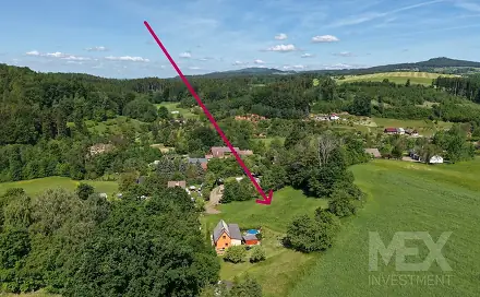 Prodej stavebního pozemku 2 205 m², Úbislavice - Stav, okres Jičín