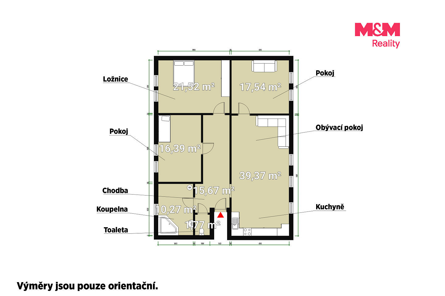 Pronájem bytu 4+kk 122 m² – fotografie 2