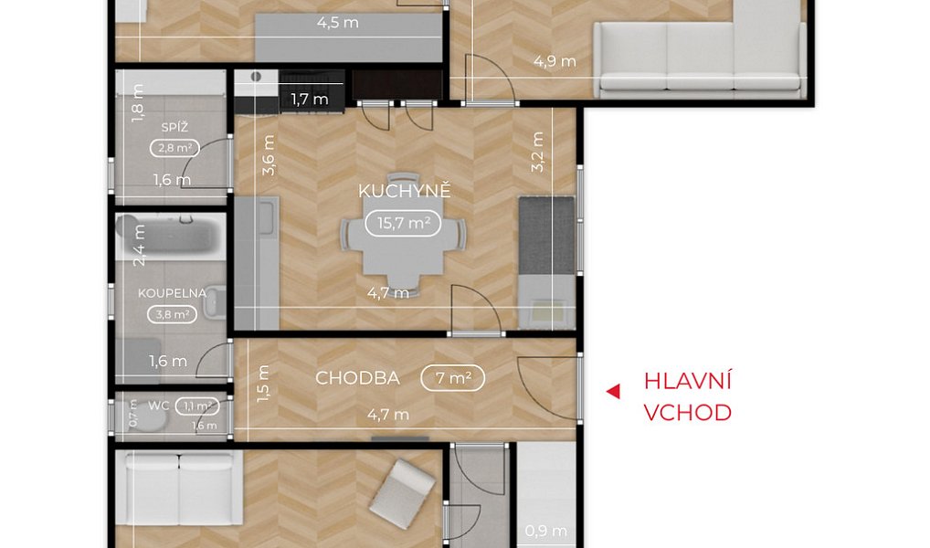 Prodej domu 93 m² s pozemkem 3 355 m², Horažďovice – náhled fotky 51