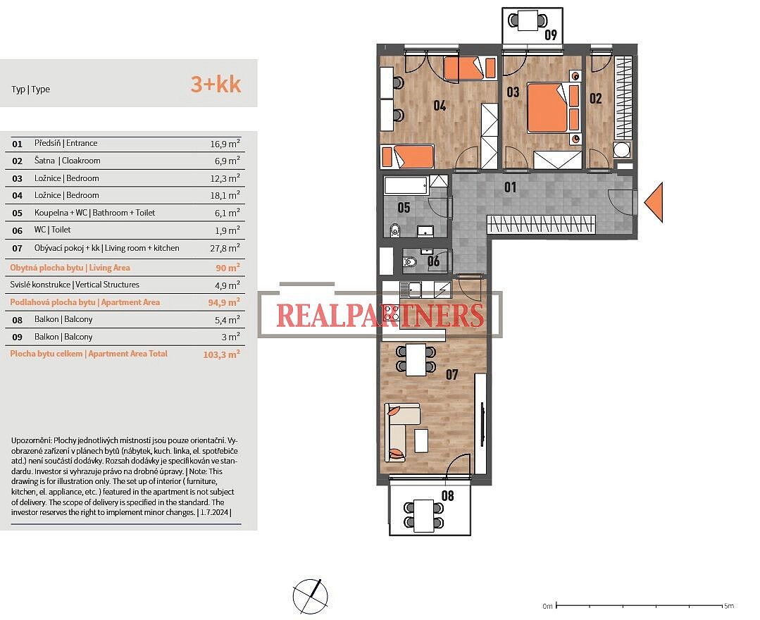 Prodej bytu 3+kk 103 m² – fotografie 2