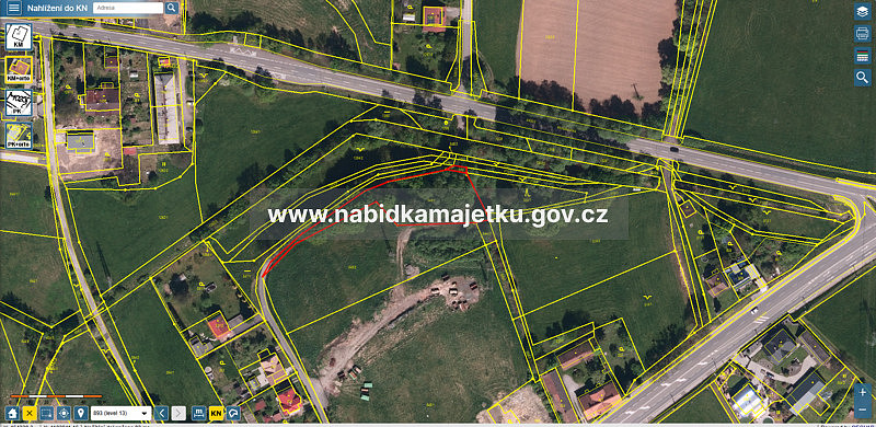 Prodej pozemku 1 741 m²
