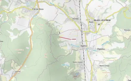 Dražba lesa 316 m², Spešov