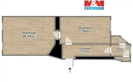 Pronájem kanceláře 51 m², Karlovarská, Plzeň - Severní Předměstí