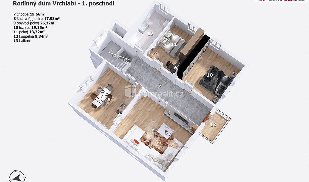 Prodej domu 250 m² s pozemkem 400 m², Vrchlabí – náhled fotky 14