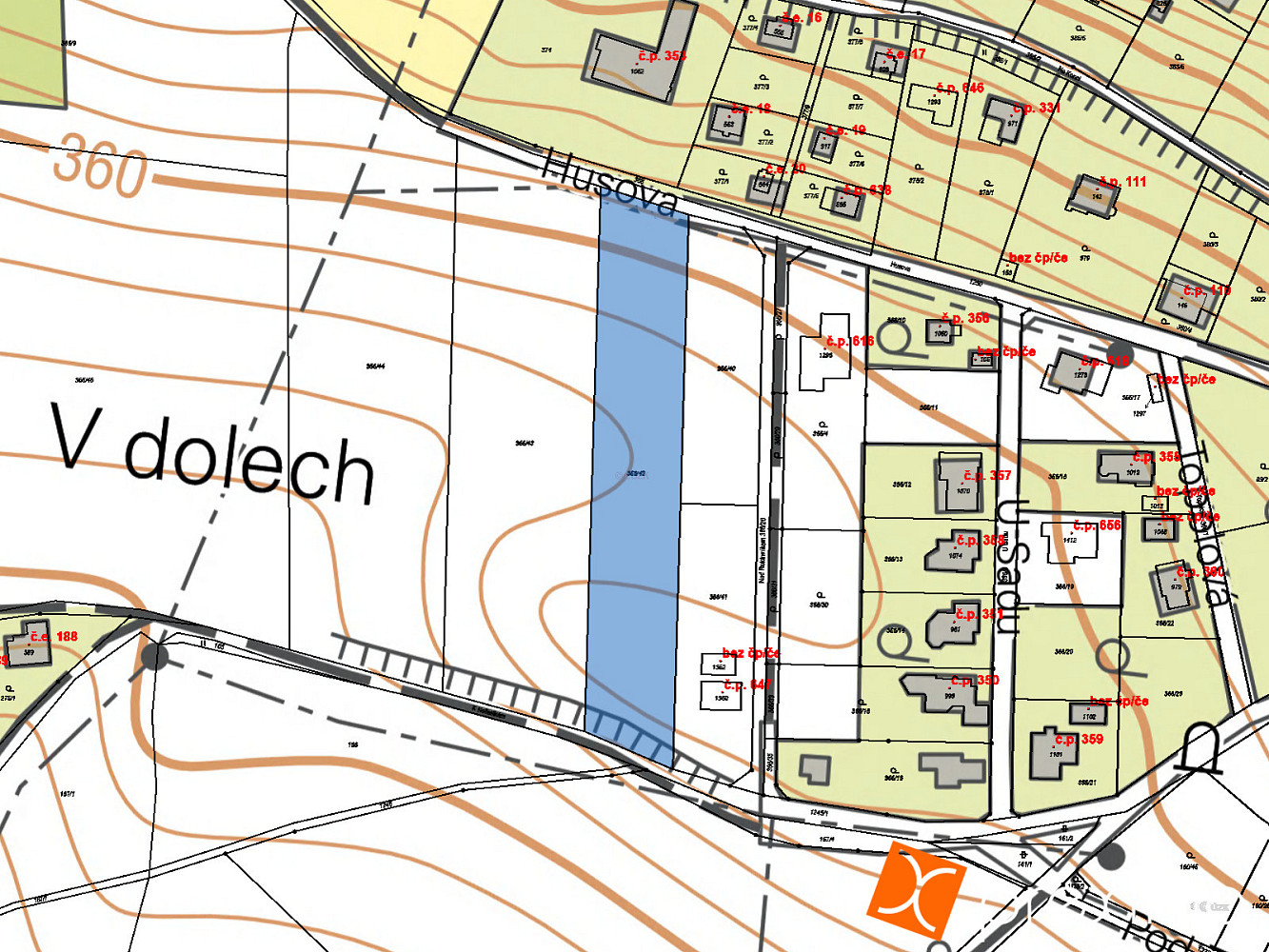 Prodej pole 2 552 m² – fotografie 3