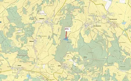 Dražba lesa 8 937 m², Zálezly