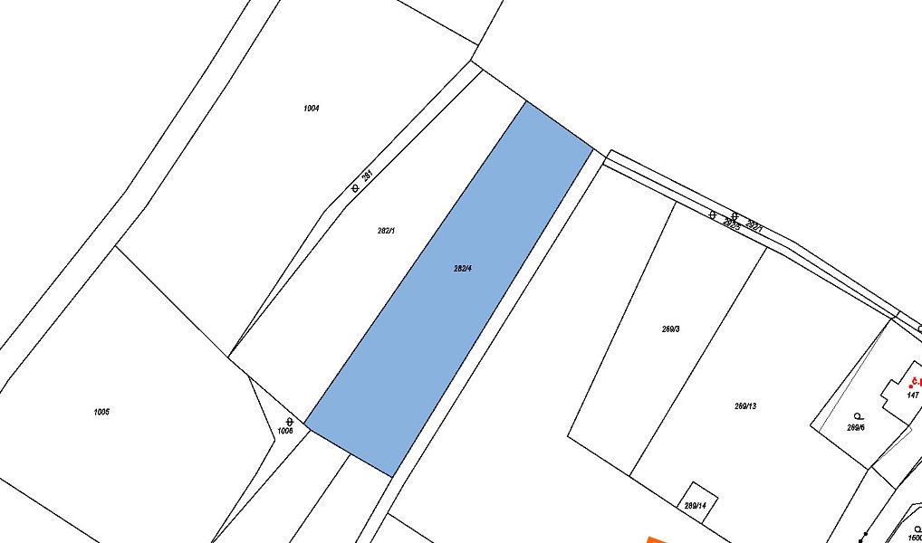 Prodej pozemku 1 622 m², Třebichovice – náhled fotky 2