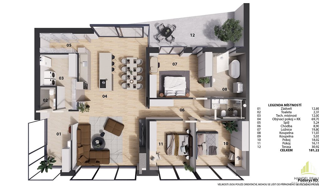 Prodej stavebního pozemku 757 m², Ostrovačice – náhled fotky 5