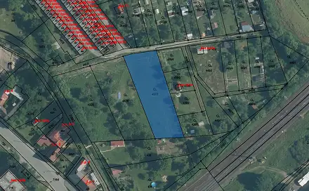 Prodej stavebního pozemku 1 607 m², Suchdol nad Odrou, okres Nový Jičín