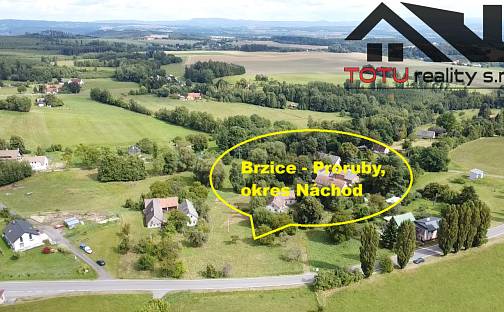Prodej stavebního pozemku 1 965 m², Brzice, okres Náchod