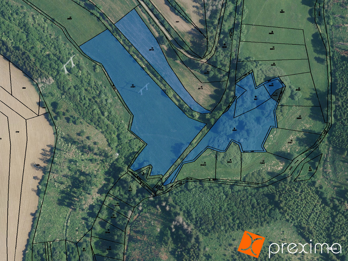 Prodej pole 769 m²