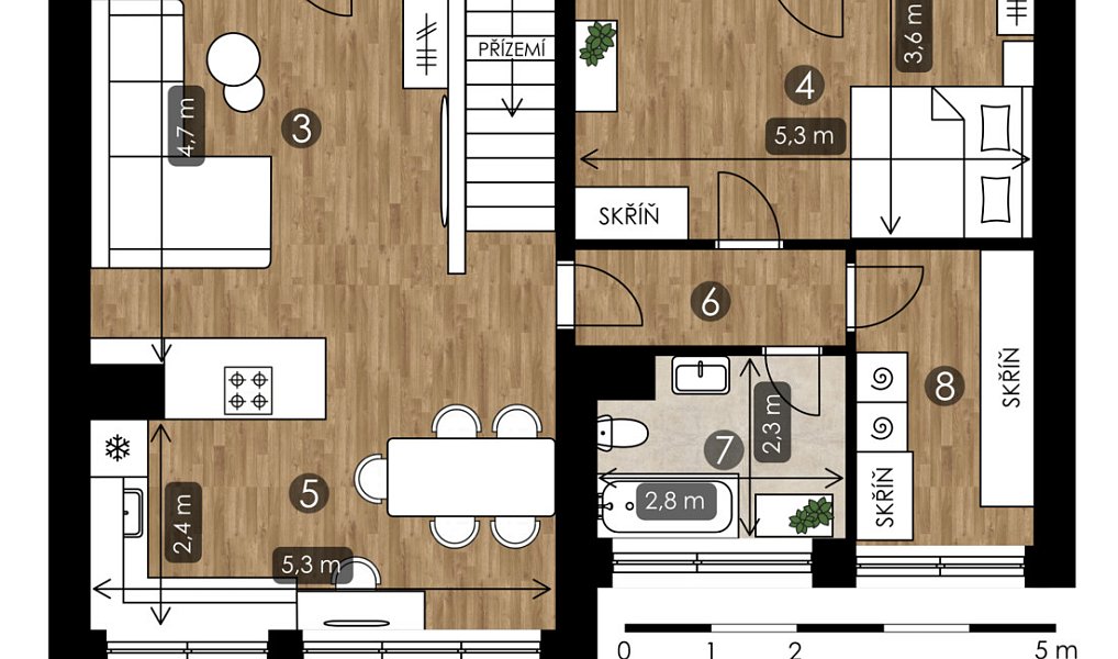 Prodej bytu 3+kk 109 m², Ostrava – náhled fotky 5