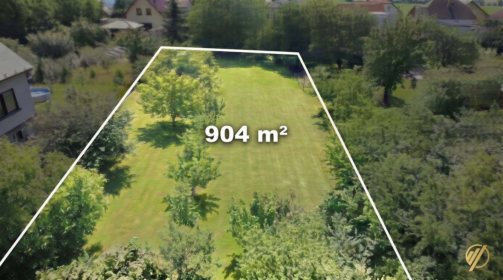 Prodej stavebního pozemku 904 m² – fotografie 2