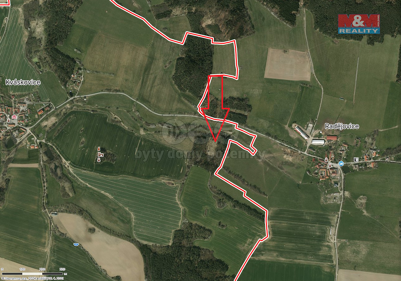 Prodej lesa 3 555 m²