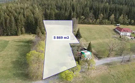 Prodej louky 5 869 m², Zdíkov, okres Prachatice