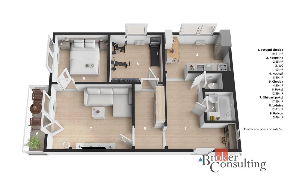 Prodej bytu 3+1 68 m², Náchod – náhled fotky 15