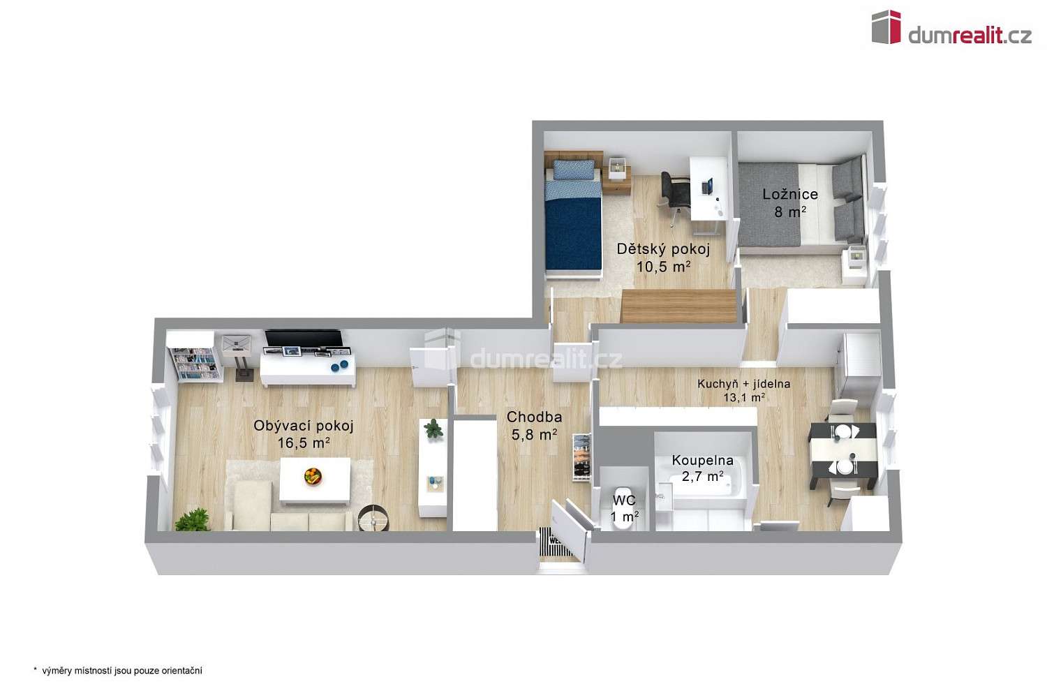 Prodej bytu 2+1 62 m² — photo 2