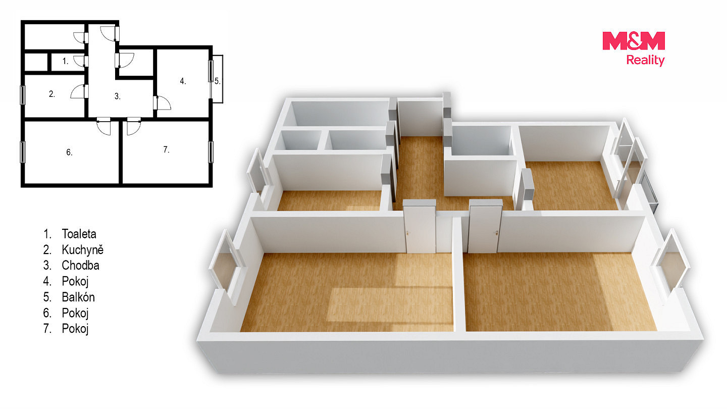 Prodej bytu 3+1 79 m² – fotografie 4