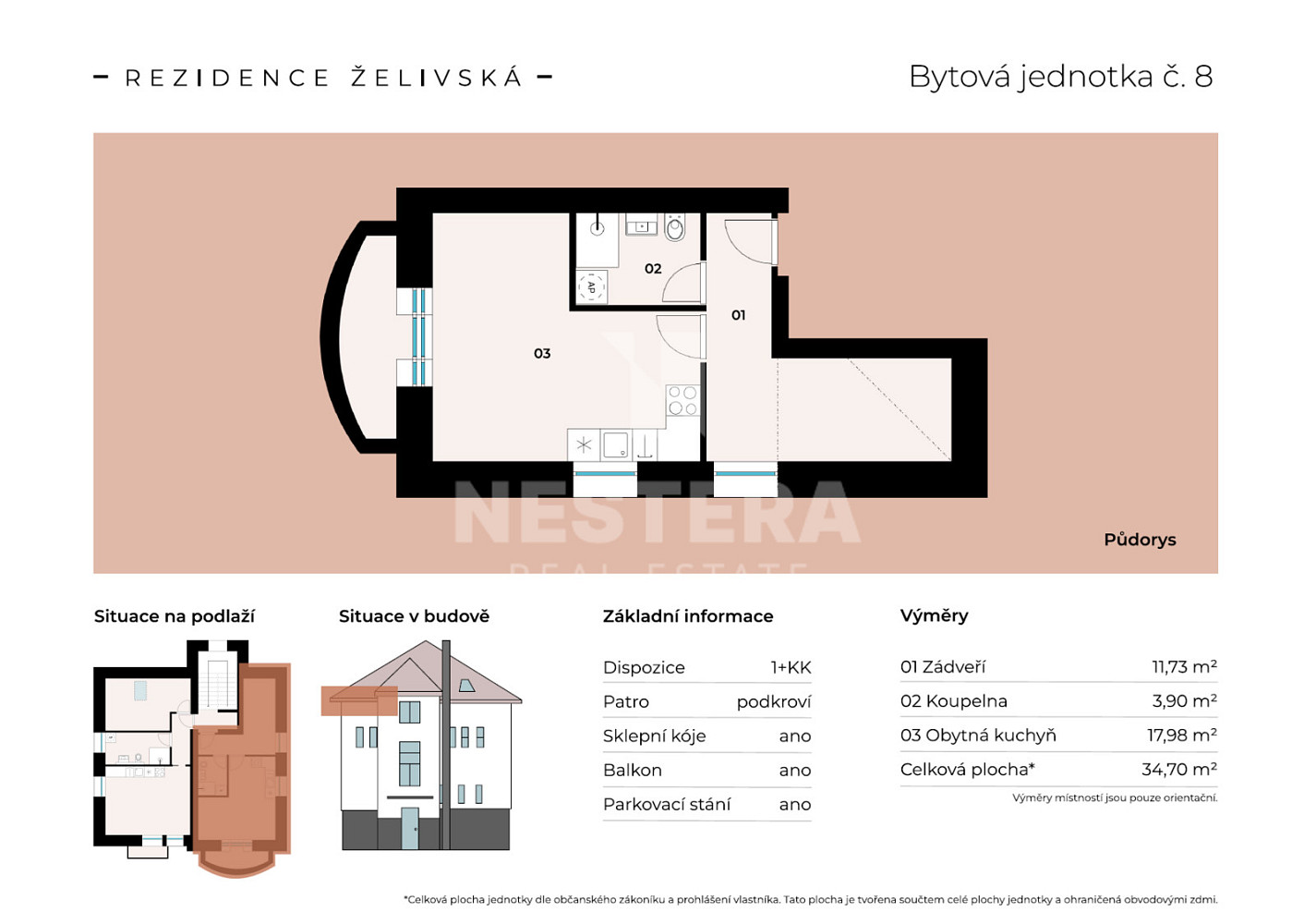 Prodej bytu 1+kk 35 m² – fotografie 2