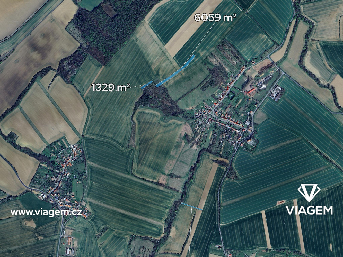Pole 8 650 m², Podíl 33 % o výměře 2 304 m² – pohled 2
