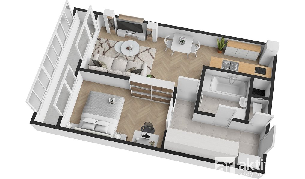 Prodej bytu 2+kk 43 m², Neratovice – náhled fotky 19