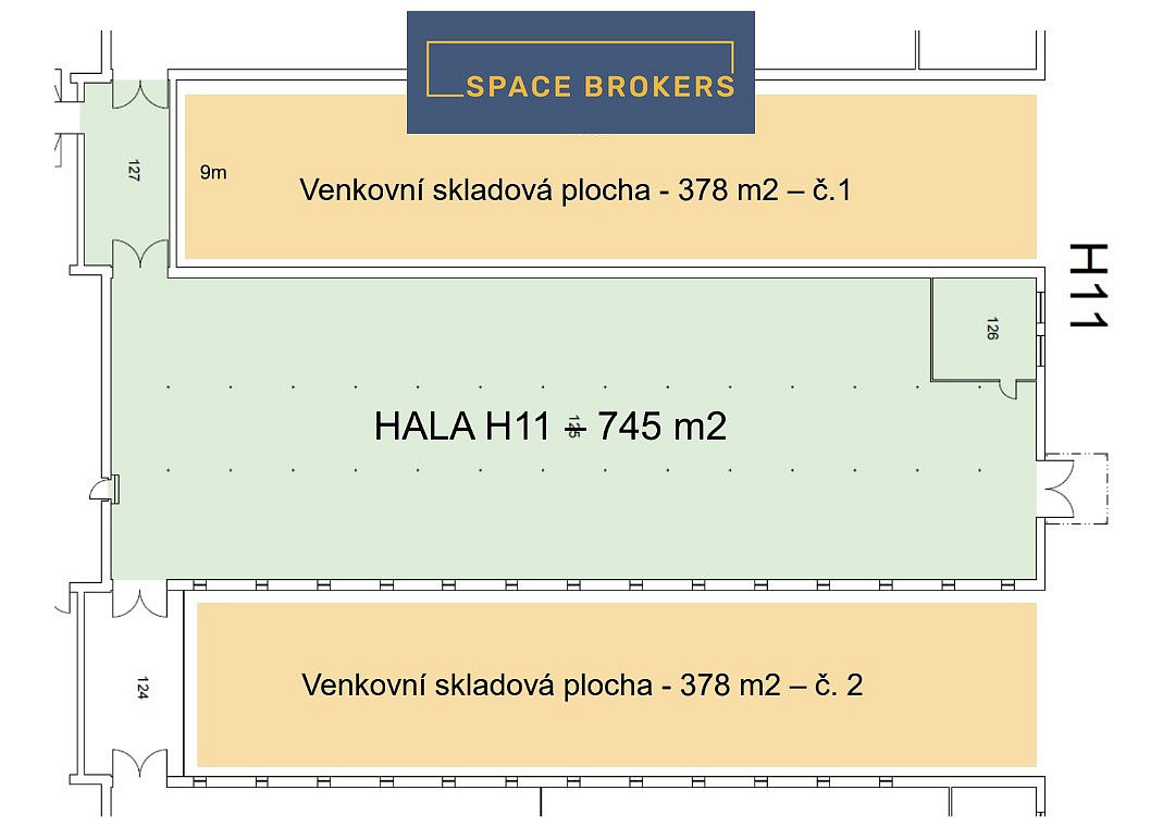 Pronájem skladovacích prostor 745 m² — photo 3