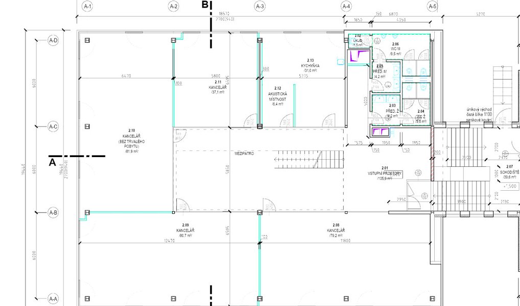 Pronájem kanceláře 446 m², Ostrava – náhled fotky 14
