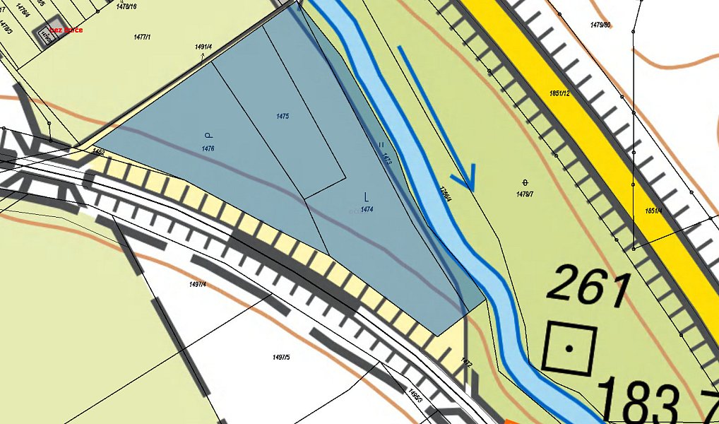Prodej pozemku 1 526 m², Postoloprty – náhled fotky 3