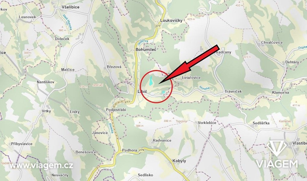 Prodej pole 1 261 m², Český Dub – náhled fotky 4