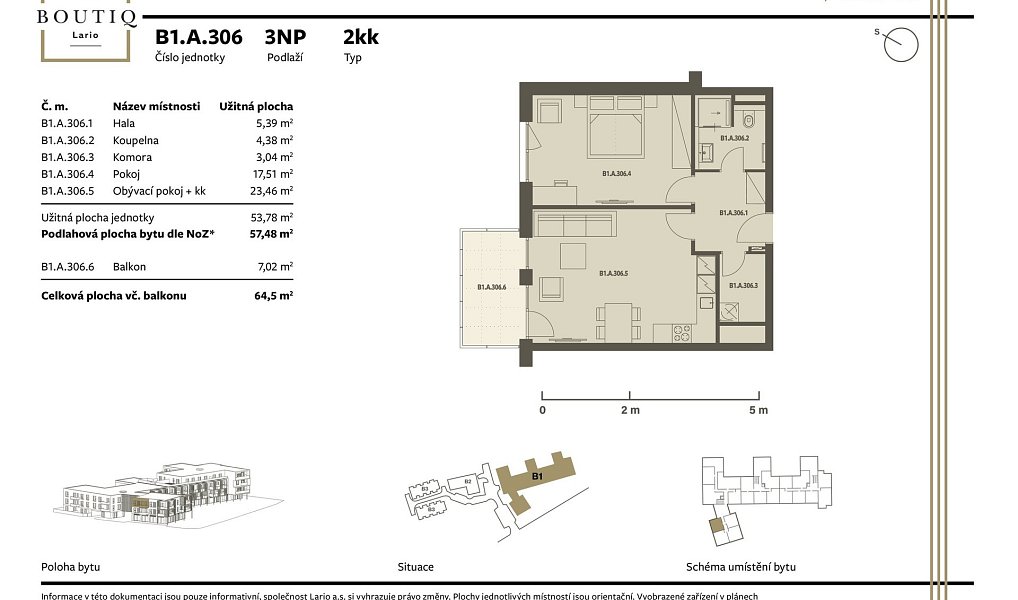 Prodej bytu 2+kk 57 m², Praha – náhled fotky 13
