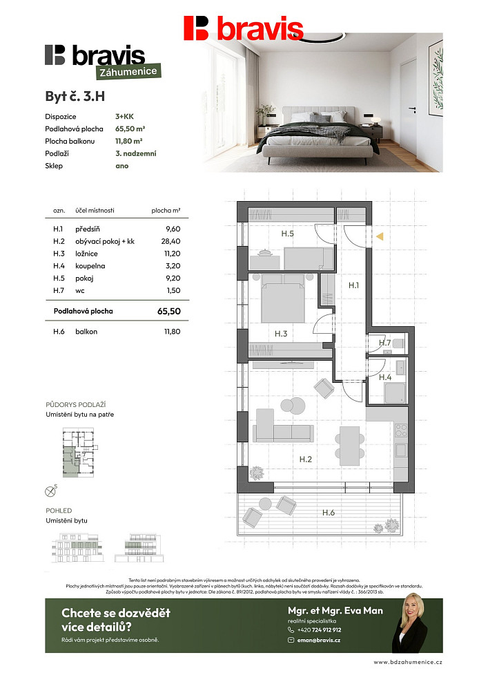 Prodej bytu 3+kk 65 m² — photo 4