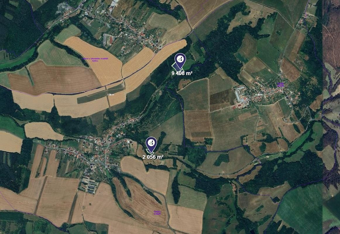 Prodej louky 2 866 m² – pohled 3