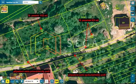 Prodej stavebního pozemku 2 086 m², Študlov, okres Zlín