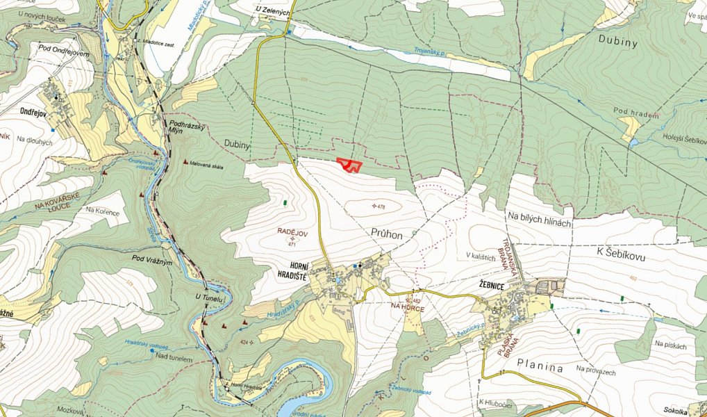 Prodej lesa 10 814 m², Plasy – náhled fotky 2