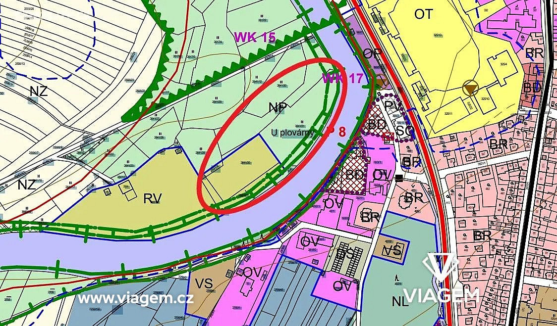 Prodej komerčního pozemku 1 669 m²