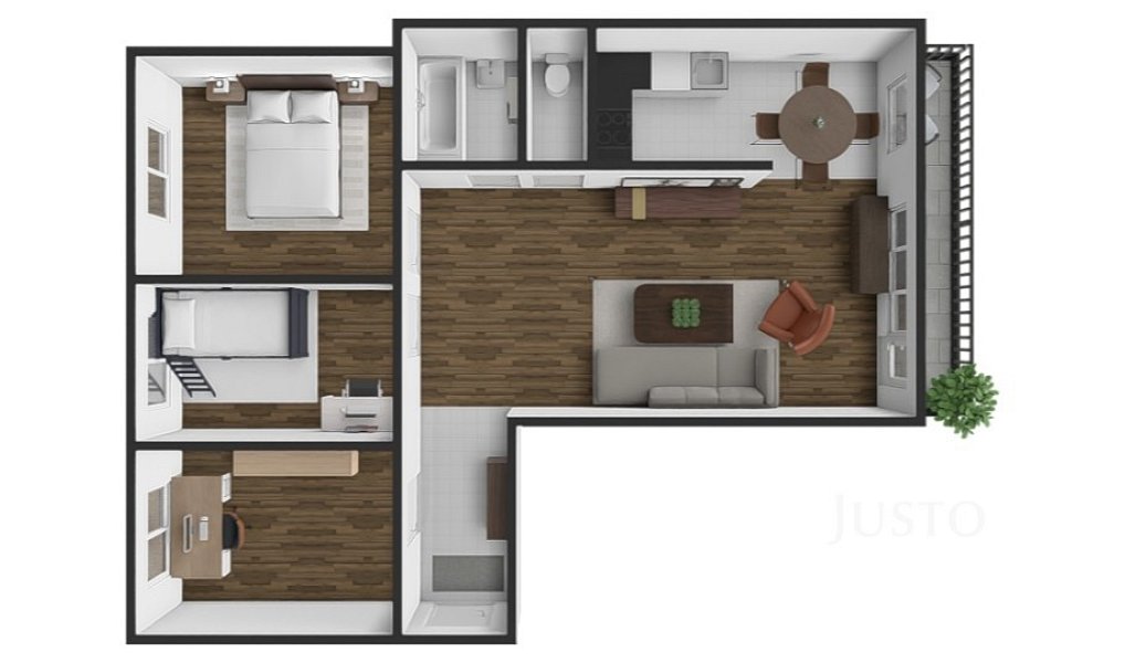 Prodej bytu 4+kk 77 m², Kamenice – náhled fotky 2