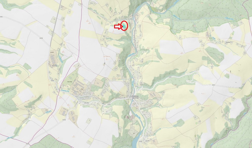 Prodej lesa, 2328 m², Ústí nad Orlicí, Klášterec nad Orlicí