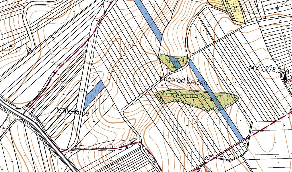 Prodej pole 489 m², Hýsly – náhled fotky 3
