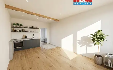 Pronájem bytu 1+kk 28 m², Želenická, Děčín - Děčín VI-Letná