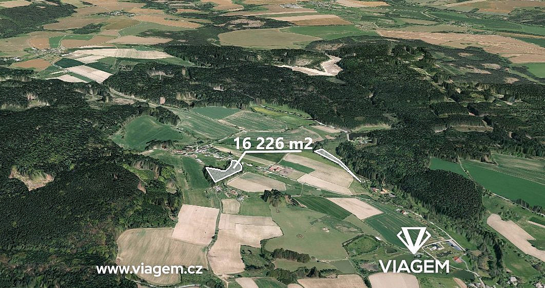 Les 16 769 m², Podíl 33 % o výměře 5 590 m² – pohled 2