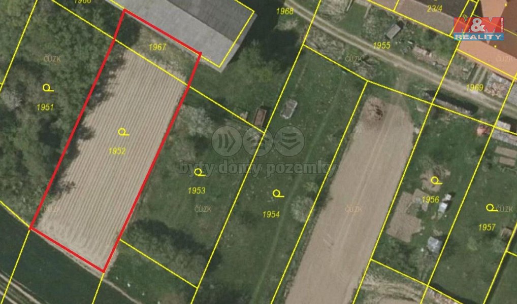 Prodej zahrady 1 159 m², Cizkrajov – náhled fotky 7
