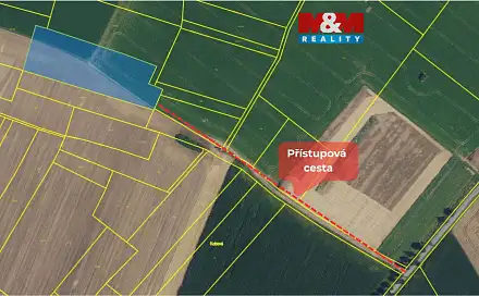 Prodej pole 9 520 m², Voděrady, okres Blansko