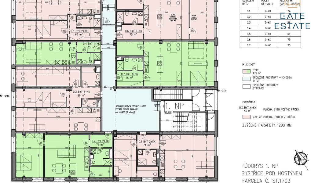 Pronájem bytu 2+kk 66 m², Bystřice pod Hostýnem – náhled fotky 11