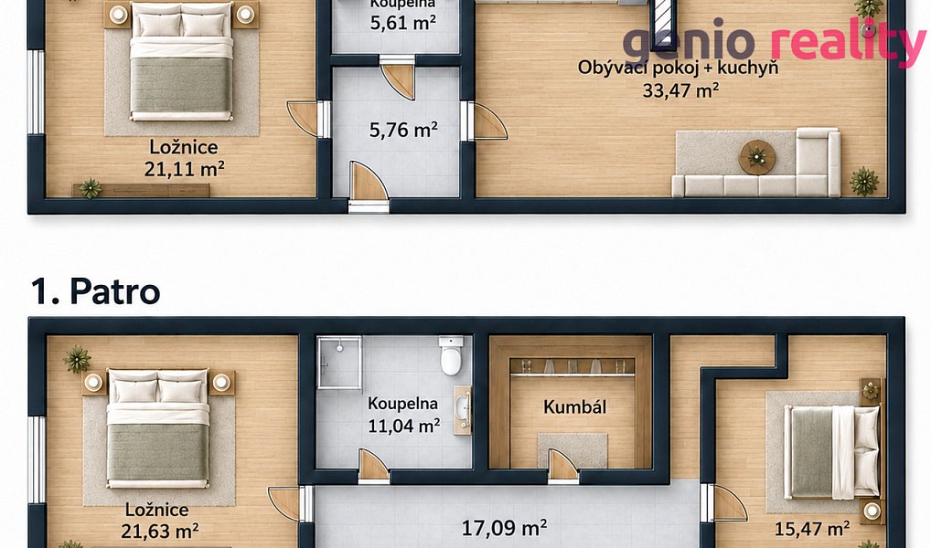 Prodej domu 130 m² s pozemkem 299 m², Nevratice – náhled fotky 2