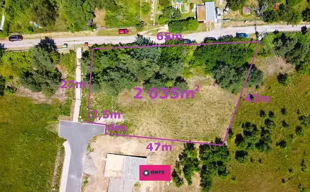 Prodej stavebního pozemku 2 035 m², Olšany, okres Vyškov