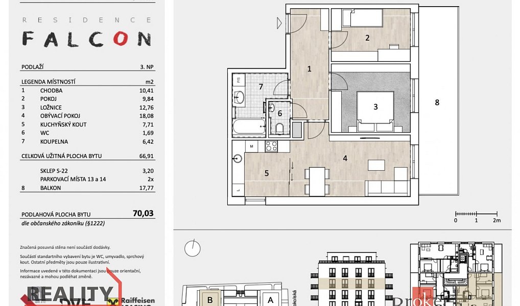 Prodej bytu 3+kk 67 m², Mělník – náhled fotky 7