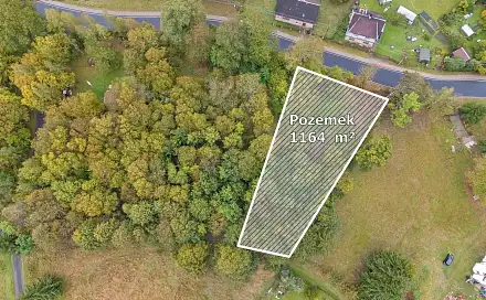 Prodej stavebního pozemku 1 164 m², Hranice, okres Cheb